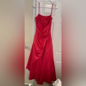 Pink City Triangles Prom/Formal Dress (Size 7)